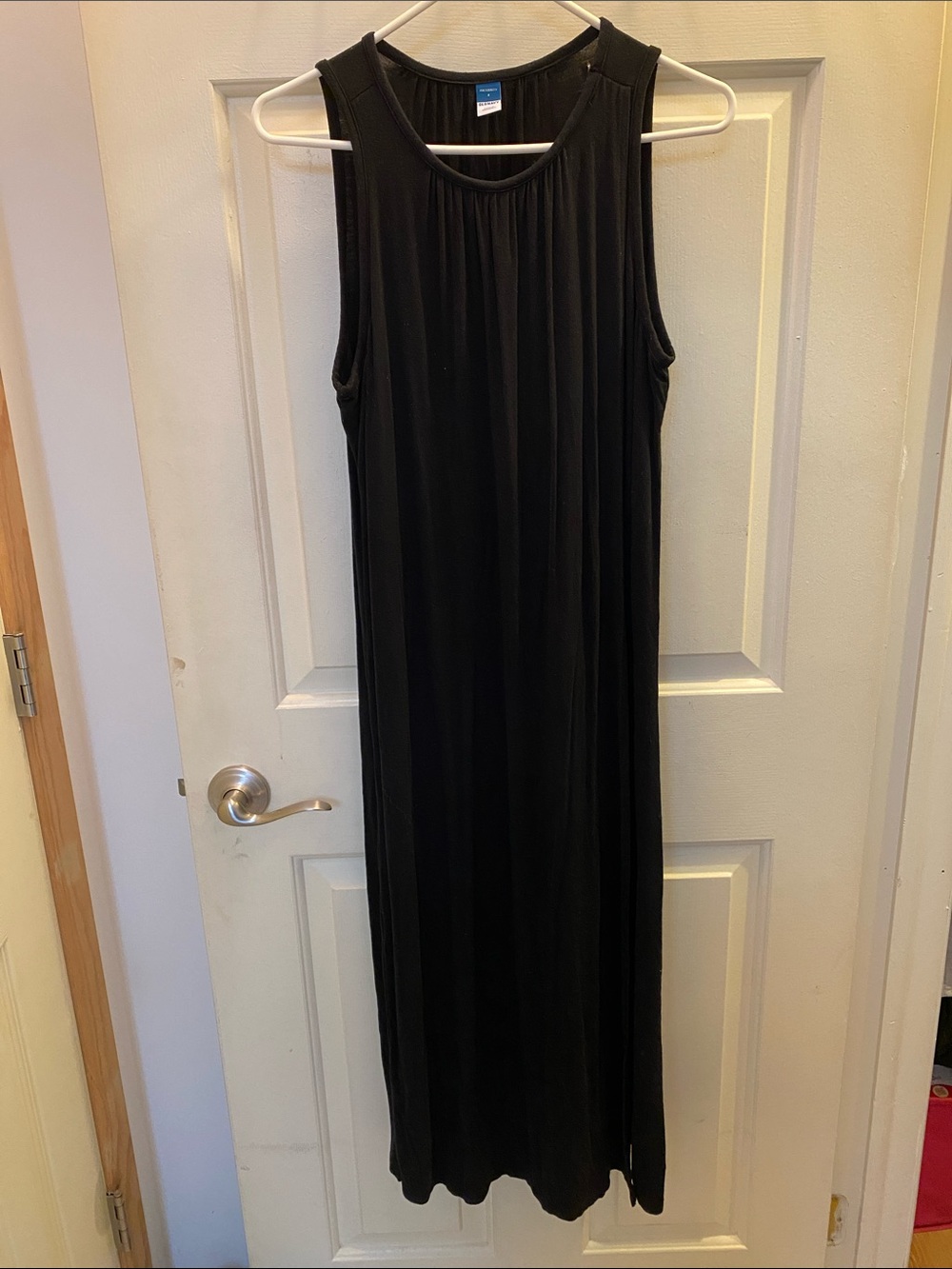 Maternity and nursing dress - Old Navy Black Sleeveless Midi Dress